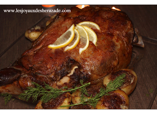 Recette gigot d’agneau au four
