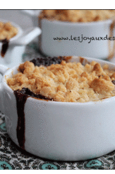 crumble poires au chocolat