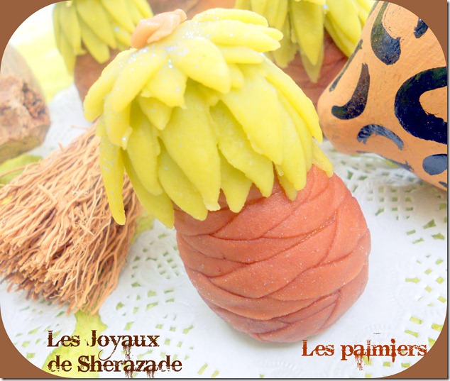 gâteau algérien moderne , le palmier gâteau algérien moderne , le palmier