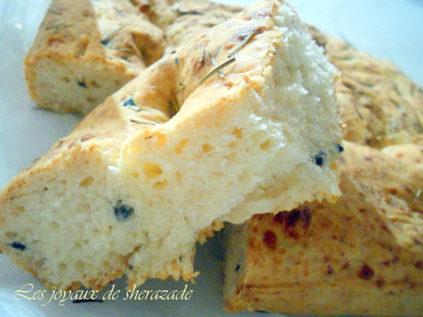 focaccia à la mozzarella