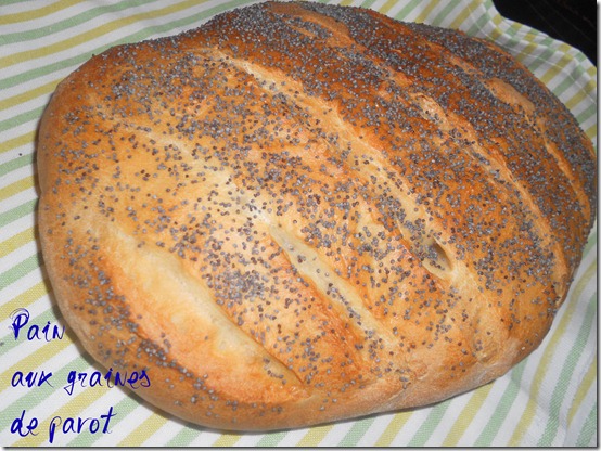 pain aux graines de pavot
