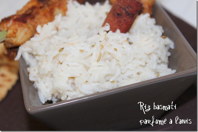 riz basmati parfumé à l'anis
