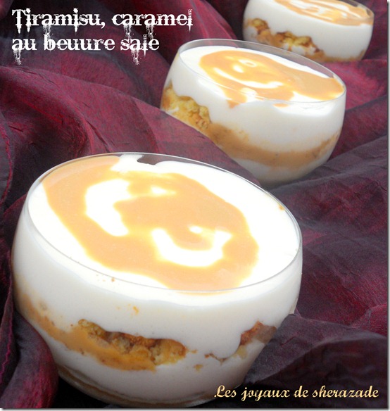 tiramisu au caramel beurre salé et aux sablés bretons