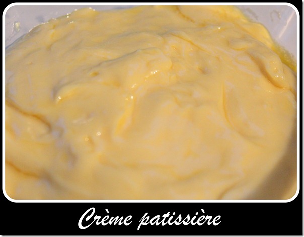 Crème pâtissière