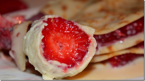 crepe délicieuse au fraise