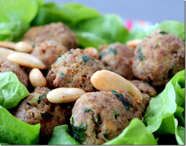 entrée de boulette de viande hachée