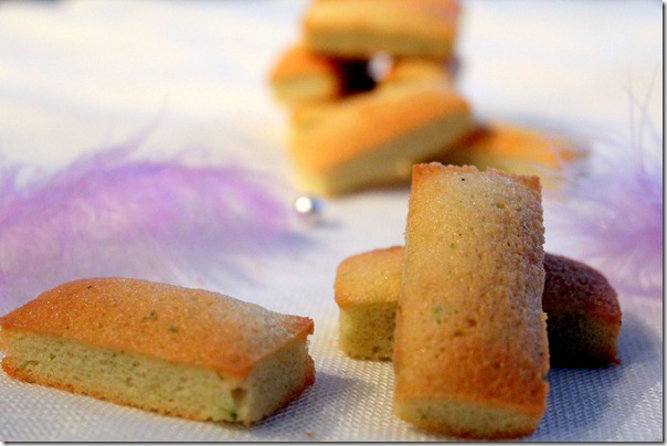 financier au citron vert