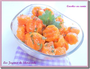 Salade de carottes au cumin