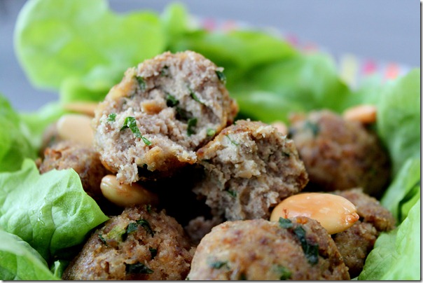 viande hachée aux amandes