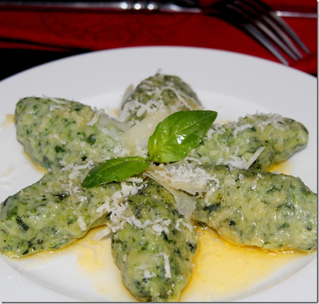 gnocchis italien aux épinards