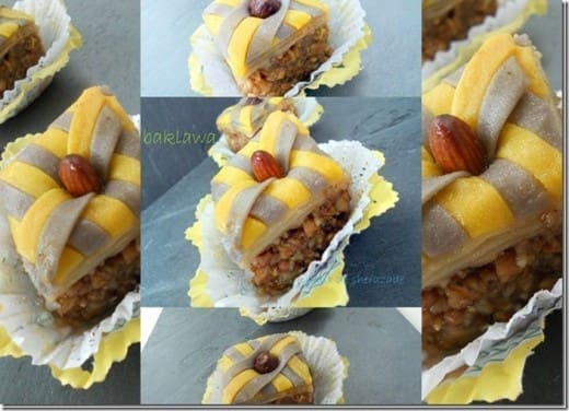 Baklawa , baqlawa gâteau algérien 