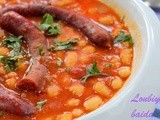 Cassoulet à l'algerienne, loubiya (loubia) bel merguez