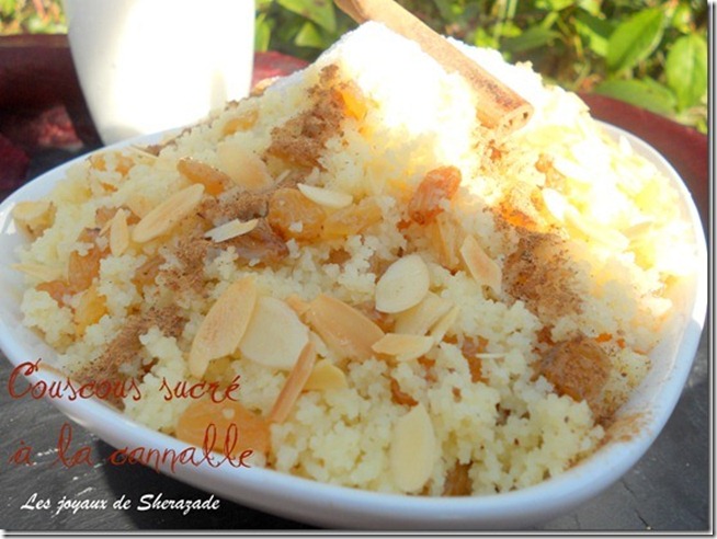 couscous au sucre