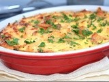 Gratin de pomme de terre au poulet