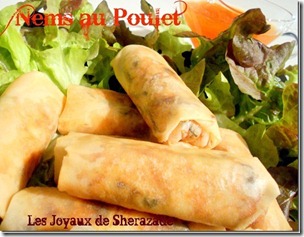 nems de poulet