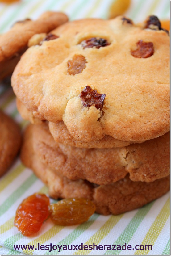 cookies aux raisins faciles