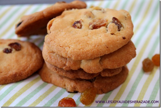 cookies aux raisins secs