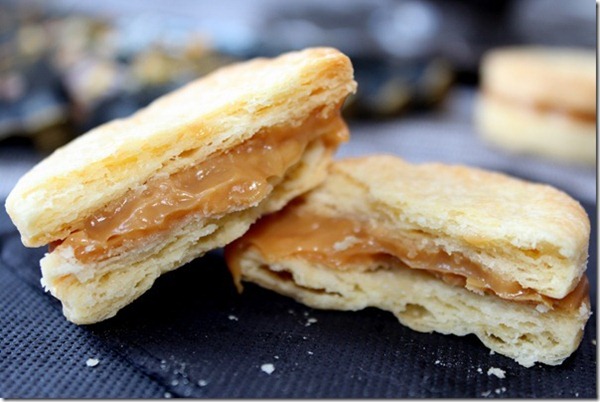 gateau algerien, biscuits au caramel