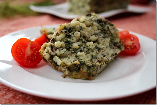 gratin d'épianrds aux pates