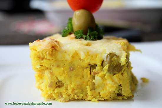 gratin pommes des terre - tajine tunisien