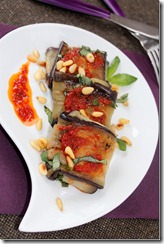 paupiettes d'aubergines