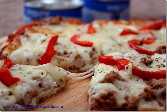 pizza au thon fromage