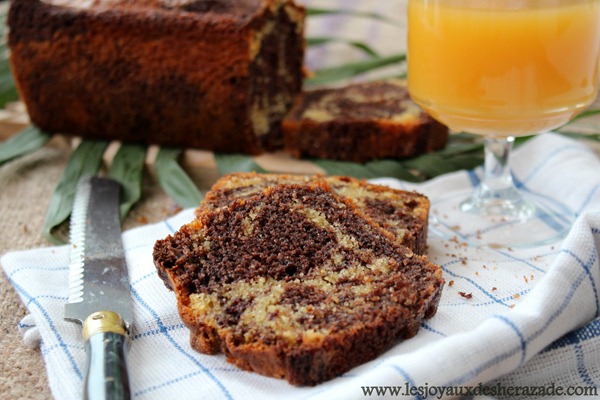 recette de cake marbré super moelleux et facile