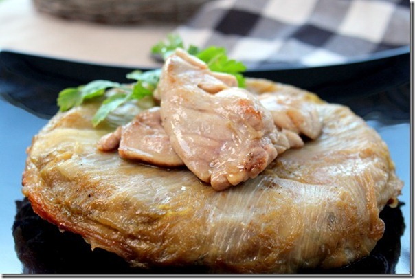 recette de tarte salée, tarte tatin d'endive