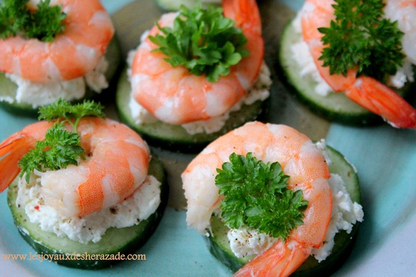 apéro dinatoire, recette facile, cocktail, recette crevettes