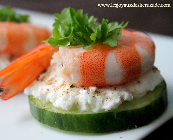 bouchée aux crevette recette apéro dinatoire facile