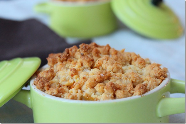 crumble patate douce carote