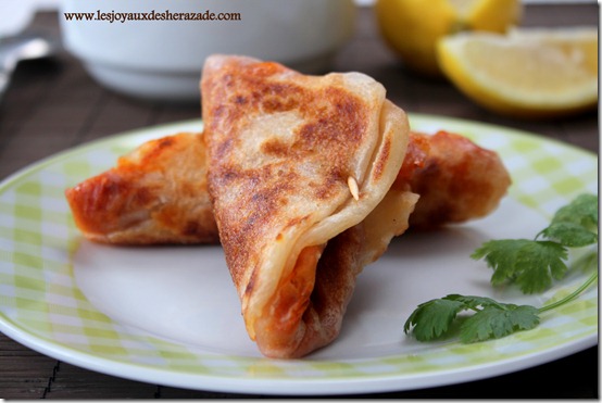 mhadjeb cuisine algerienne