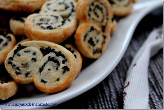 recette amuse gueule pour apéro, recette de palmier salé