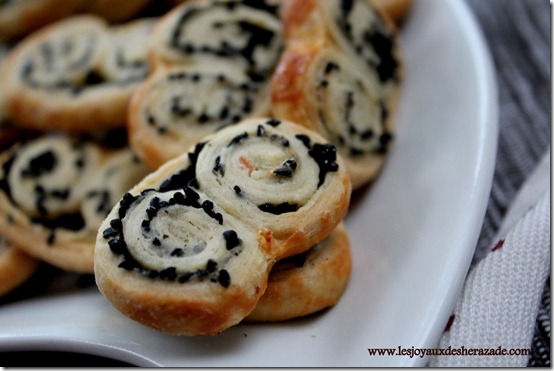 recette de palmier, recette pour apértifs, recette amuse bouche