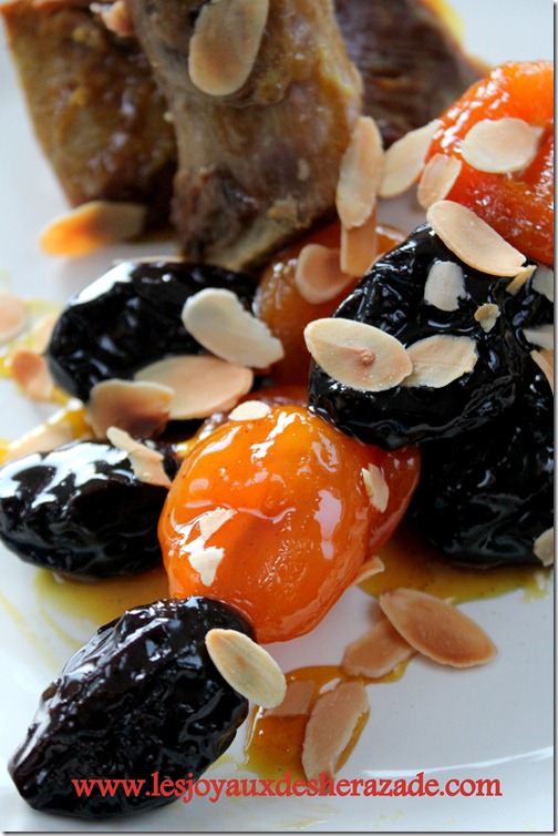 tajine lahlou, lham lahlou, tajine aux pruneaux et aux abricots