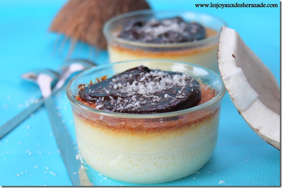 flan à la noix de coco