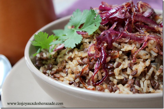 riz aux lentilles riz aux lentilles