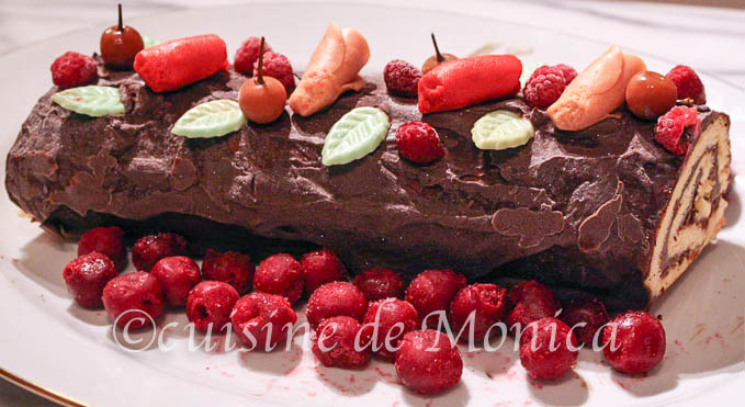 buche au chocolat