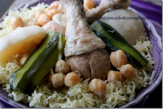 cuisine algerienne, recette de rechta
