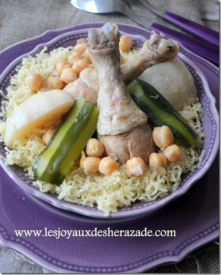 recette de rechta algeroise fait maison, cuisine algerienne