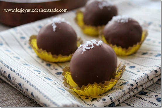 recette de truffe au chocolat caramel beurre salé