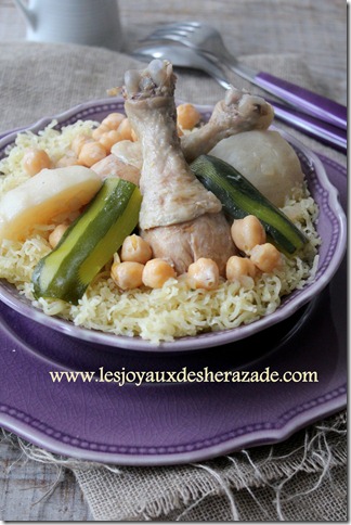 rechta algéoise, cuisine algerienne