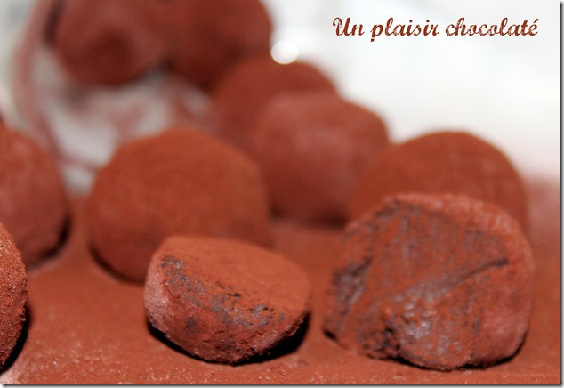 truffes de chocolat, truffe de noel