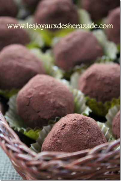 truffes à la creme de marron