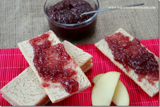 confiture aux pommes