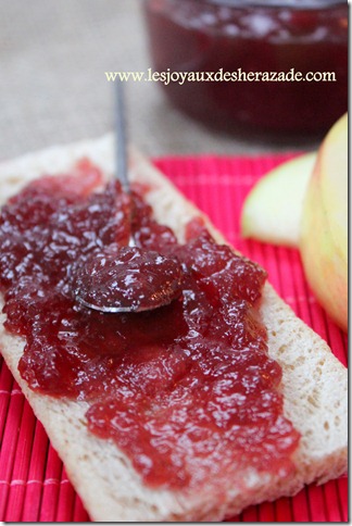 confiture de pommes