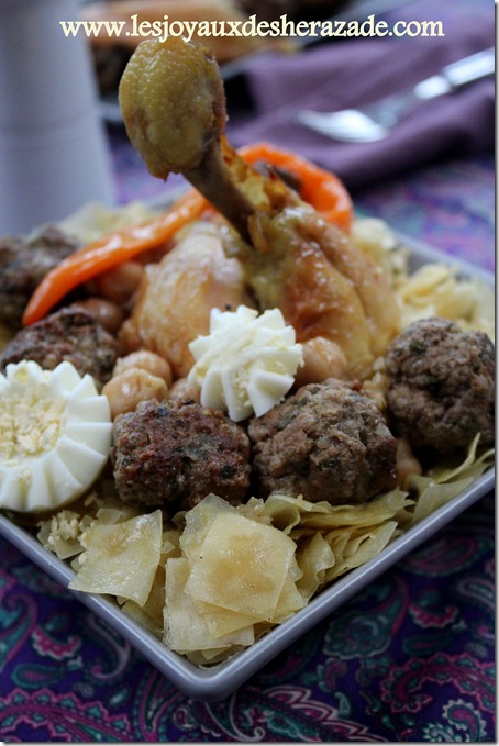 recette de trida, recette algerienne
