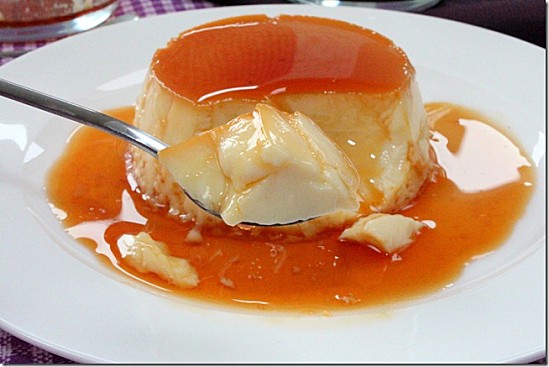 flan aux oeufs et son caramel
