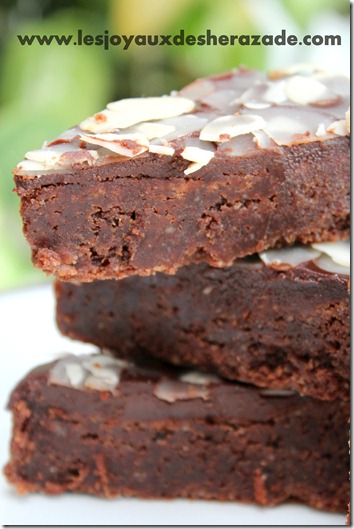 fondant aux chocolat et aux amandes