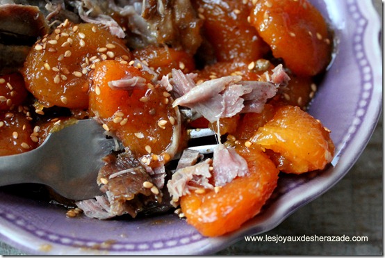 recette d'agneau aux abricots